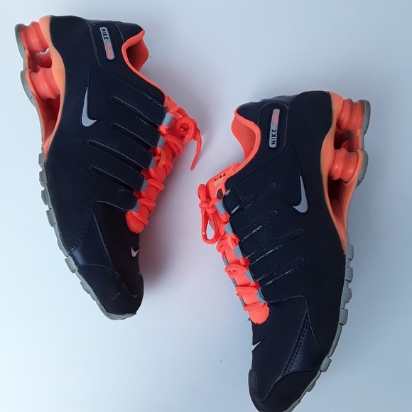 nike shox blue and orange